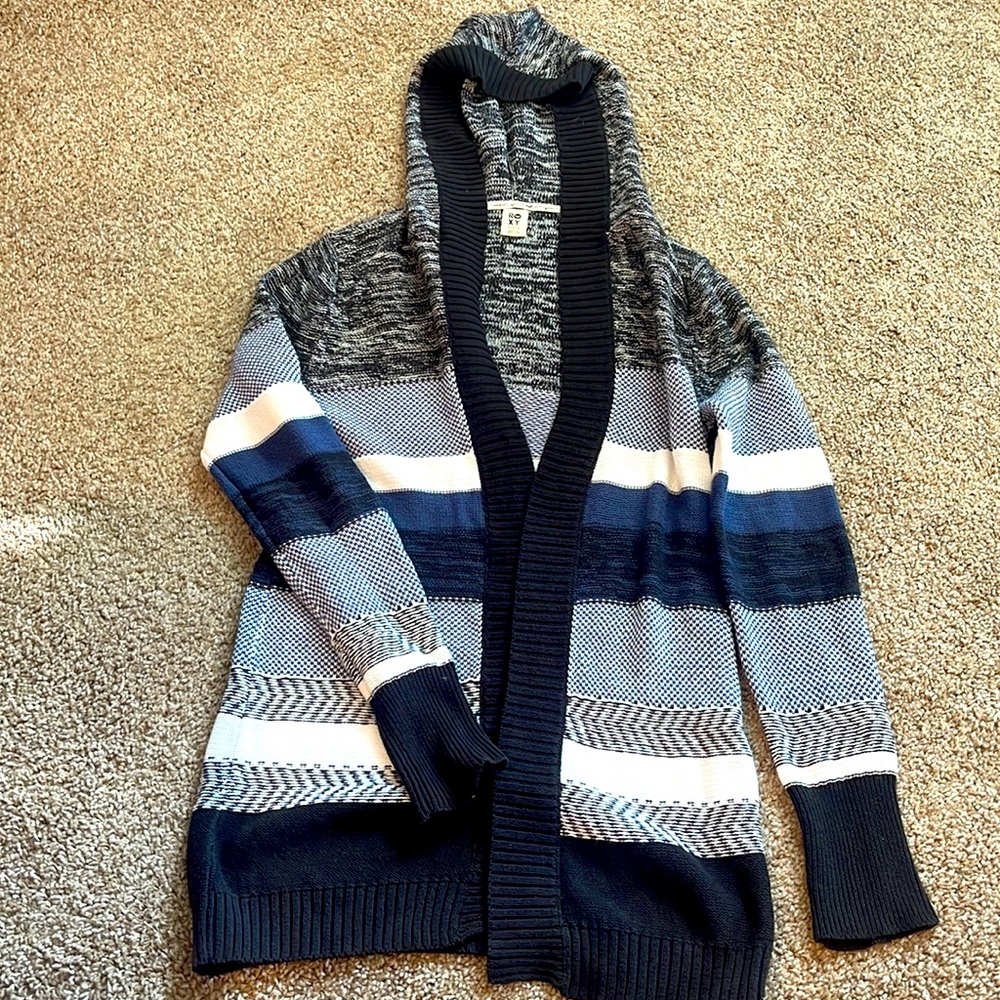 Roxy Hooded Knit Cardigan